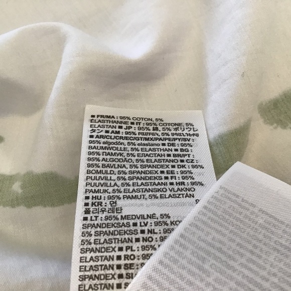 Banana Republic Moss Green and White Patterned Dress, NWT - Picture 9 of 14